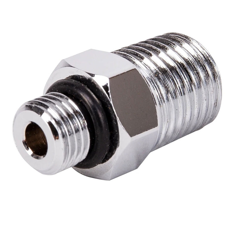 Trident 1/4 NPT Male X 3/8 NPT Male Regulator Сhromed Adapter - DIPNDIVE