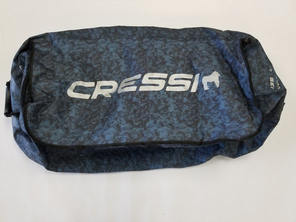 Used Cressi Gorilla Pro XL Roomy Bag - Blue Camouflage - DIPNDIVE