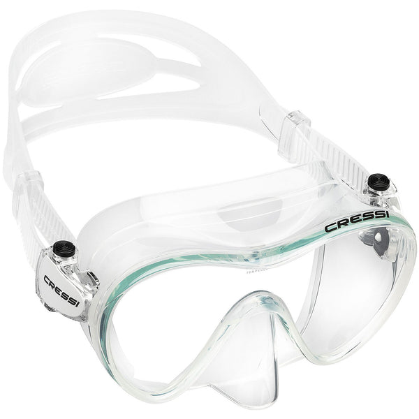 Used Cressi F1 Frameless Dive Mask - Clear - DIPNDIVE