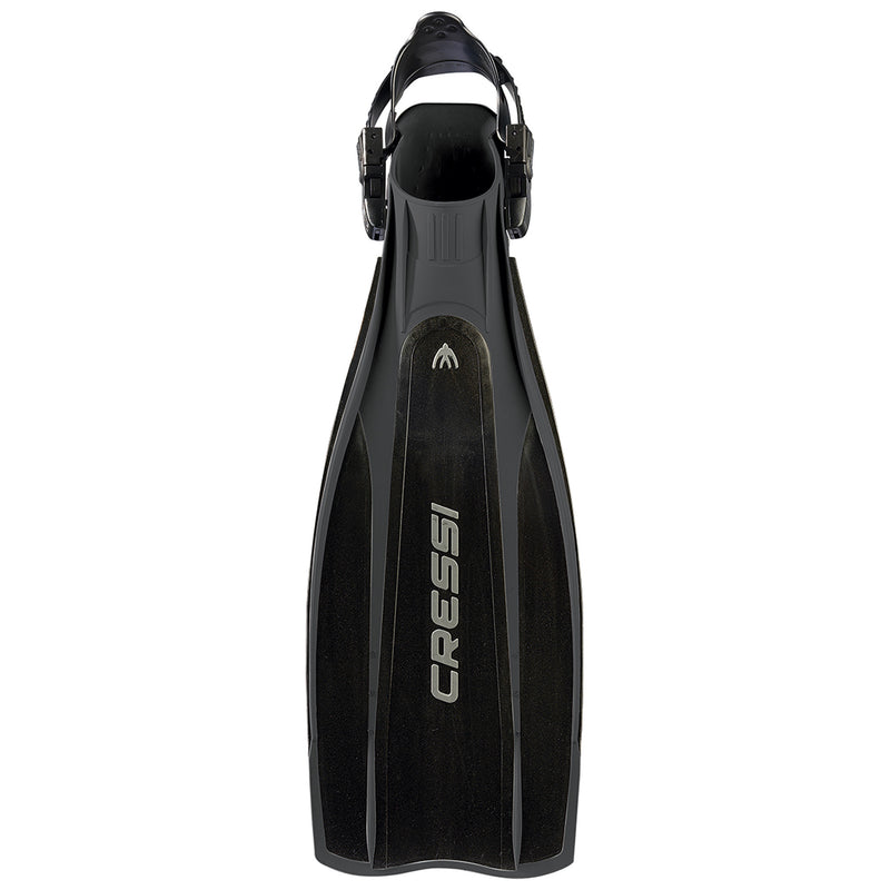 Used Cressi Pro Light Open Heel Scuba Dive Fins - Black, Size: X-Large