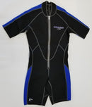 Used Cressi 2mm Mens Lido Short Front Zip Wetsuit, Size: X-Large - DIPNDIVE