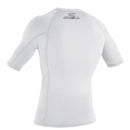 Used O'Neill Basic Skins Short Sleeve Rash Guard, White, Size: Medium - DIPNDIVE