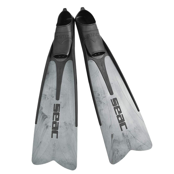 Used Seac Talent Medium-Long Scuba Dive Fins - Camo Grey - 47/48 (12.5 - 13.5) - DIPNDIVE