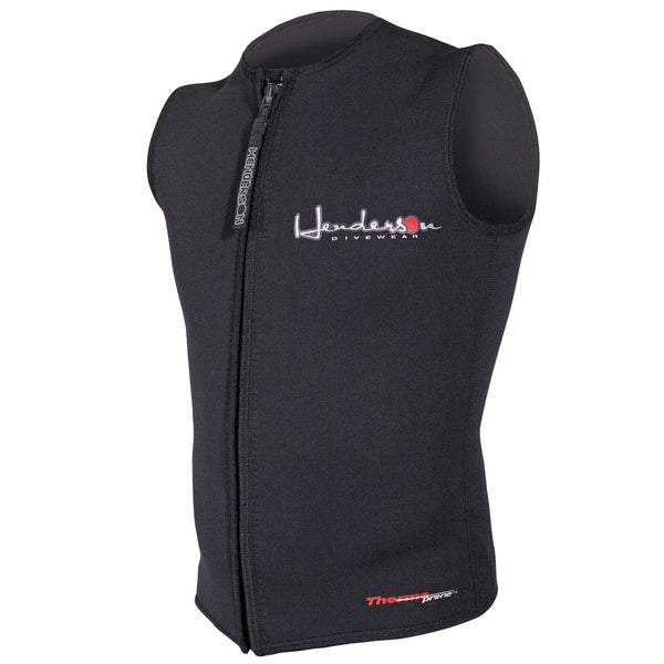 Open Box Henderson Man 3mm Thermoprene Zipper Vest Scuba Diving Wetsuit, Size: 3X-Large - DIPNDIVE