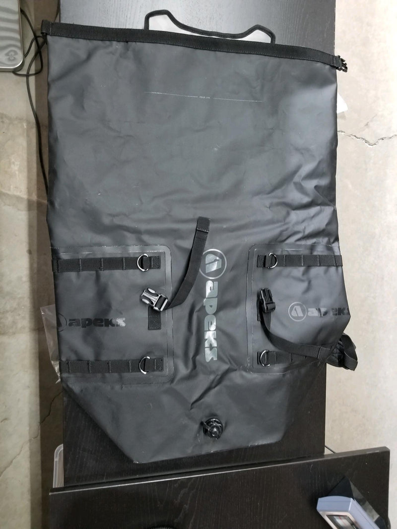 Used Apeks DRY75L Twin Core For Combined Wet/Dry Storage Backpack - DIPNDIVE