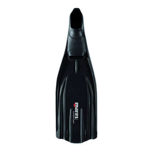 Used Mares Avanti Quattro Power Full Foot Scuba Fins-Black-40-41 / US M:6.5-7.5 - DIPNDIVE