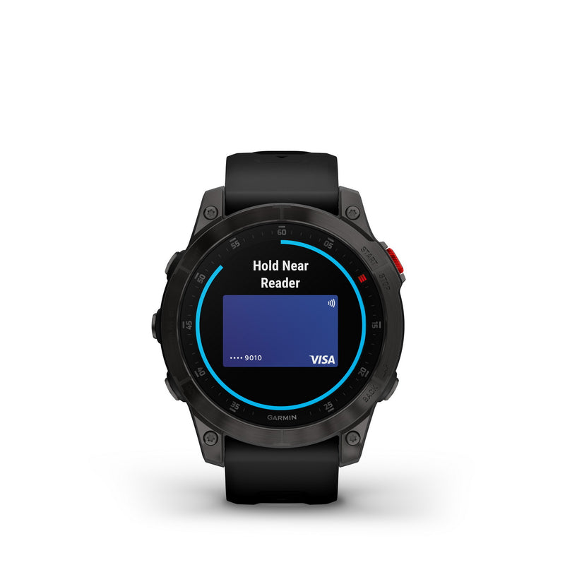 Garmin Epix Premium Outdoor Smartwatch - Sapphire - Black Titanium - DIPNDIVE