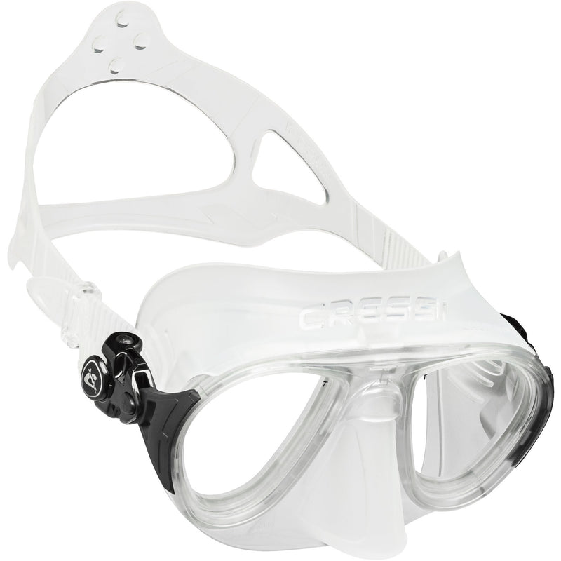 Used Cressi Calibro Dive Mask - Clear / Black - DIPNDIVE