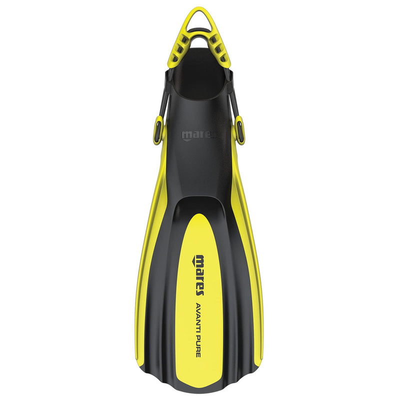 Open Box Mares Avanti Pure Open Heel Fins-Yellow-Medium / Large - DIPNDIVE