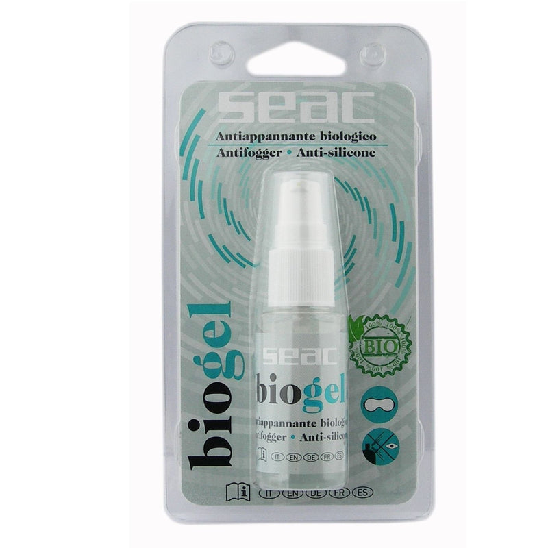 SEAC Biogel, Antifog for Dive Masks and Goggles, 100% Organic - 30ml - DIPNDIVE