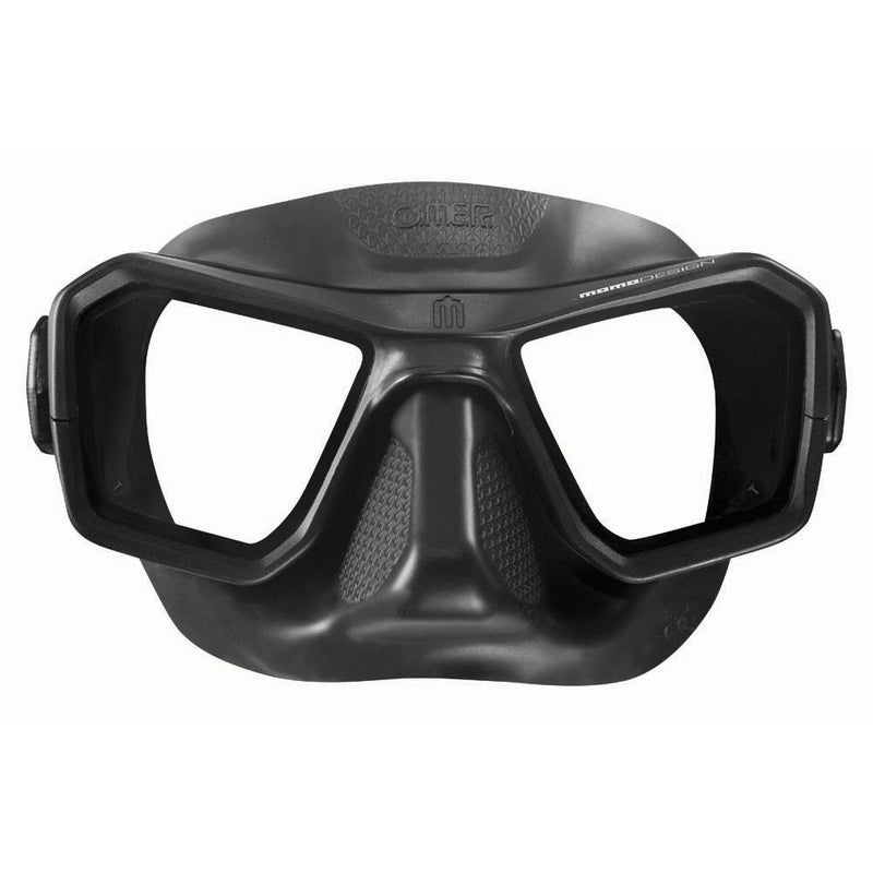 Open Box Omer Aqua Black Scuba Dive Mask - DIPNDIVE