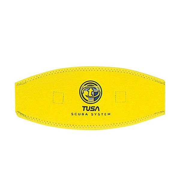 Open Box Tusa Mask Strap Cover - Yellow - DIPNDIVE