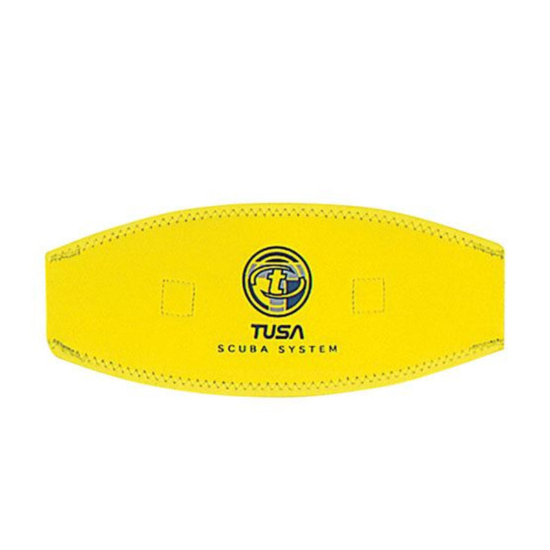 Open Box Tusa Mask Strap Cover - Yellow - DIPNDIVE