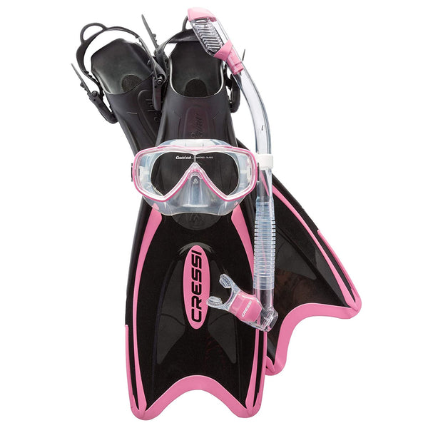 Open Box Cressi Palau Laf Set - Pink, Size: Medium/Large - DIPNDIVE