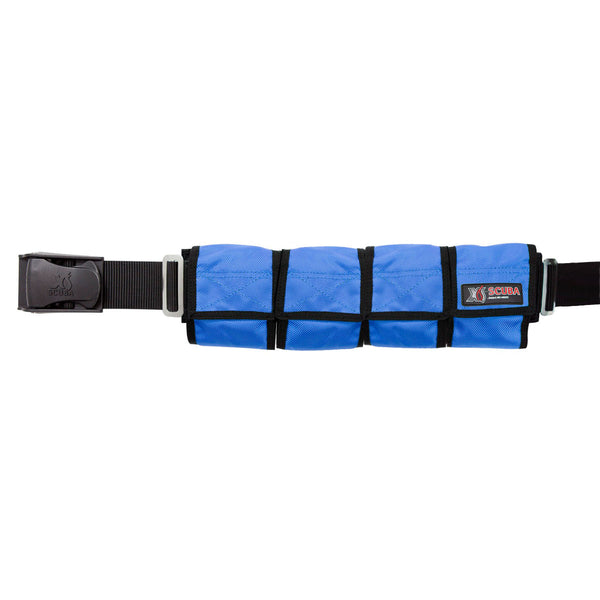 Open Box XS Scuba Pocket Weight Belt - Blue - 40LB - DIPNDIVE