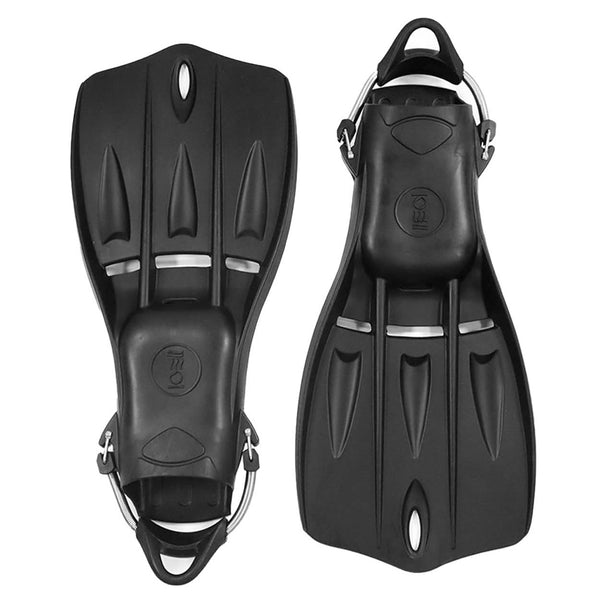 Used Fourth Element Tech Scuba Diving Fins - Black - X-Large - DIPNDIVE