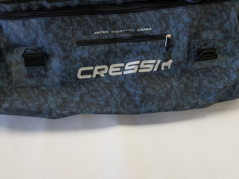 Used Cressi Gorilla Pro XL Roomy Bag - Blue Camouflage - DIPNDIVE