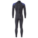 Open Box Henderson Man Thermoprene Jumpsuit (Back Zip) 5mm Scuba Wetsuit - Black / Blue - Small - DIPNDIVE