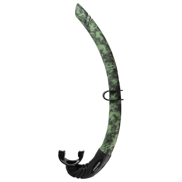 Open Box Cressi Corsica Adult Size Snorkel-Green Hunter - DIPNDIVE