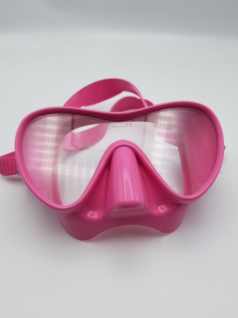 Used Cressi F1 Frameless Dive Mask - Pink - DIPNDIVE