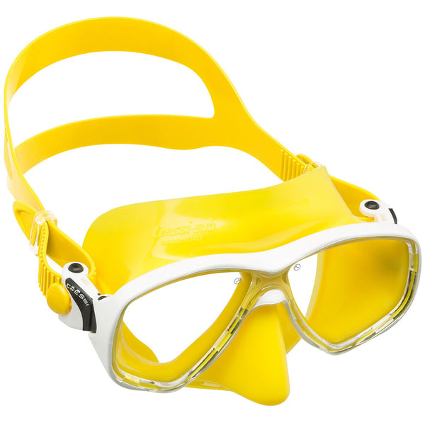 Open Box Cressi Marea Mask - White / Yellow - DIPNDIVE