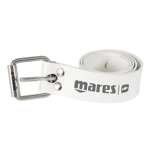 Used Mares Weight Belt Elastic W/Marseilles Stainless Steel-White - DIPNDIVE