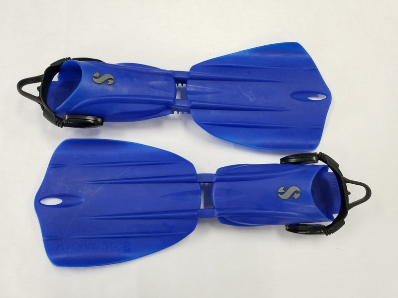 Used ScubaPro Go Travel Dive Fins - White, Size XSSM