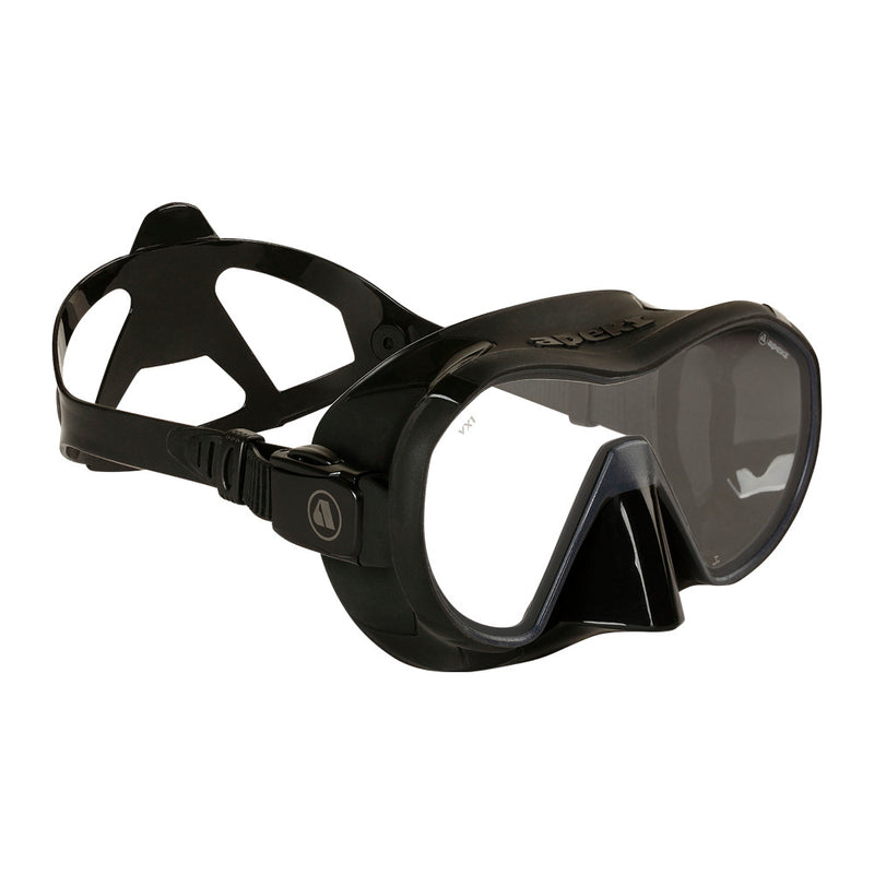 Used Apeks VX1 Dive Mask - Black/Black, Pure Clear Lens - DIPNDIVE