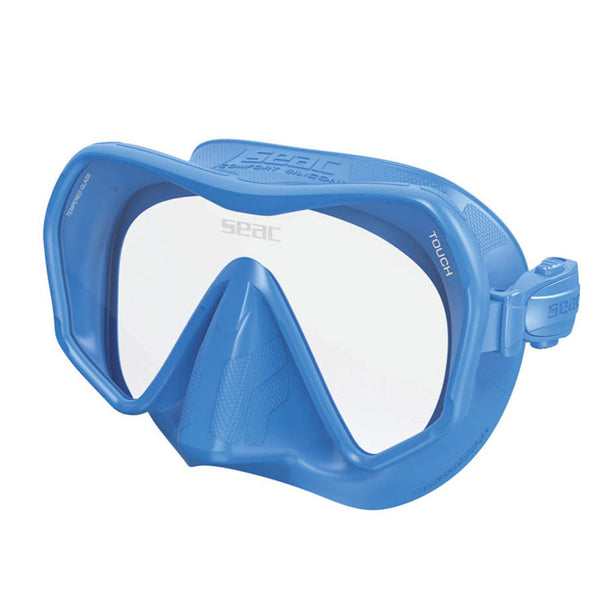 Used Seac Touch Frameless Mono Lens Dive Mask - Light Blue - DIPNDIVE