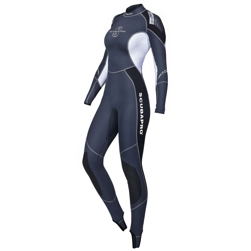 Used ScubaPro 0.5mm Profile Steamer Womens Wetsuit Black-Gray-White X-Large - DIPNDIVE