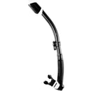 Used Cressi Supernova Dry Adult Size Snorkel-Silver / Black - DIPNDIVE