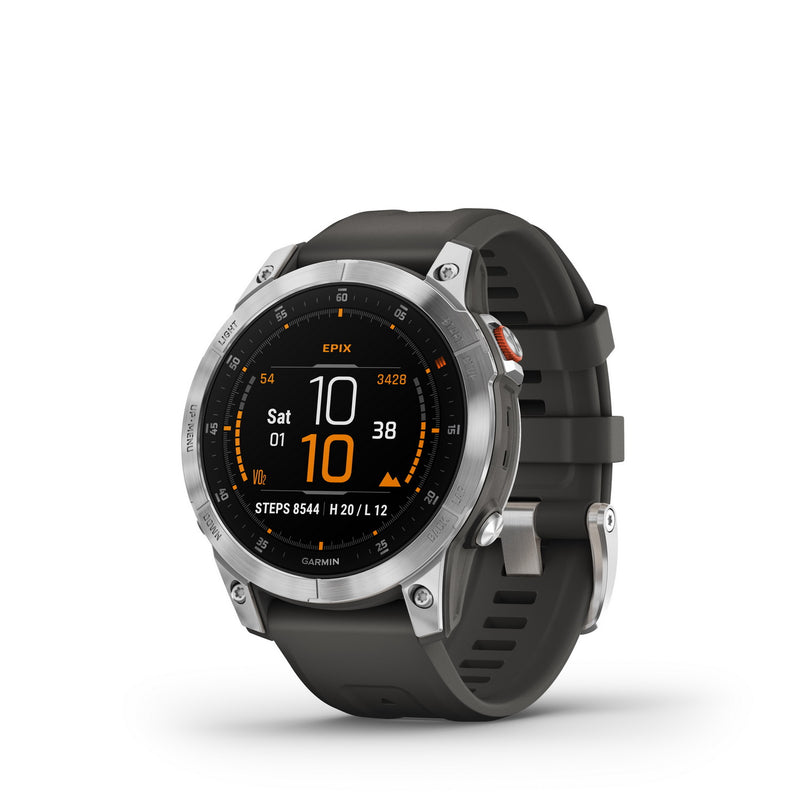 Garmin Epix Premium Outdoor Smartwatch - Slate Steel - DIPNDIVE