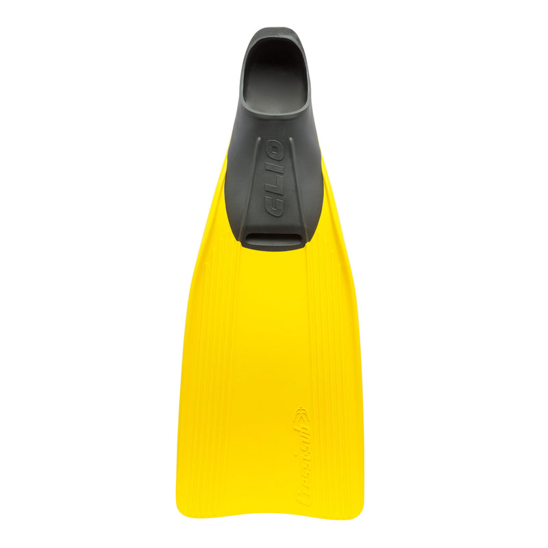 Used Cressi Clio Full Foot Fins - Yellow - 5.5-6.5 (39/40) - DIPNDIVE