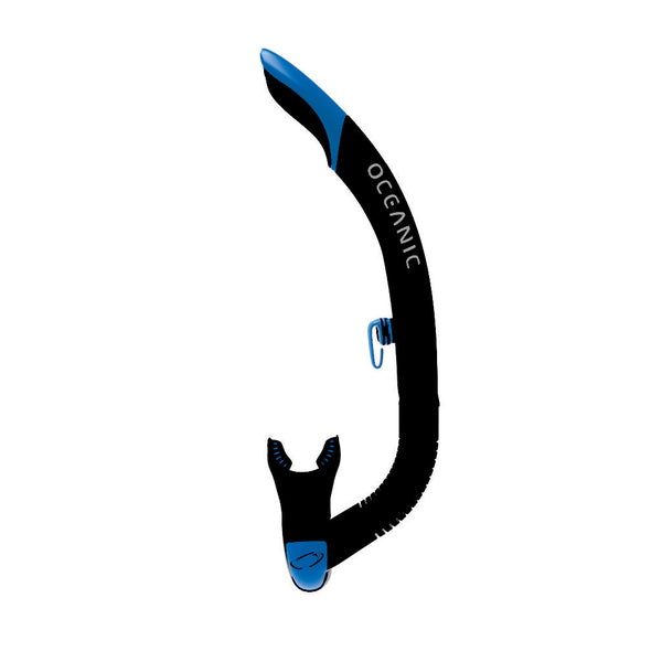 Used Oceanic Ultra SD Diving Snorkel - Black / Blue - DIPNDIVE