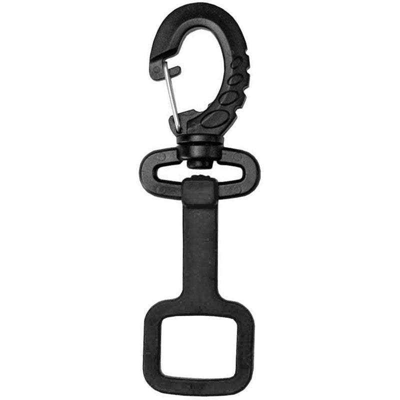 Open Box Innovative Scuba Concepts Rubber Octo-Holder With Clip (Black) - DIPNDIVE