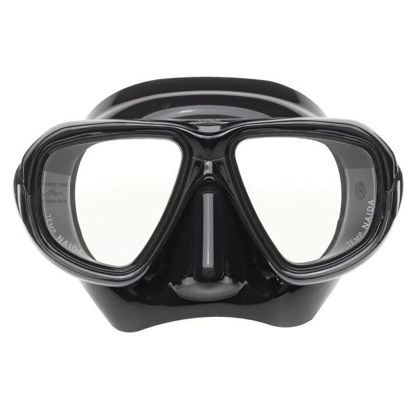 Used Riffe Naida Mask for Diving and Spearfishing (Black) - DIPNDIVE