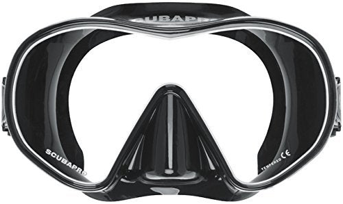 Used ScubaPro Solo Mask-Black / White - DIPNDIVE