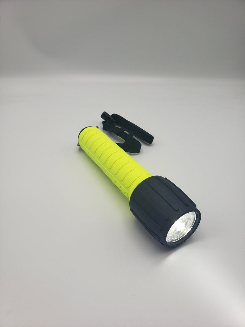 USED Underwater Kinetics SL3 eLED (L2) Dive Light with Batteries (single refill for Display) - Safety Yellow - DIPNDIVE