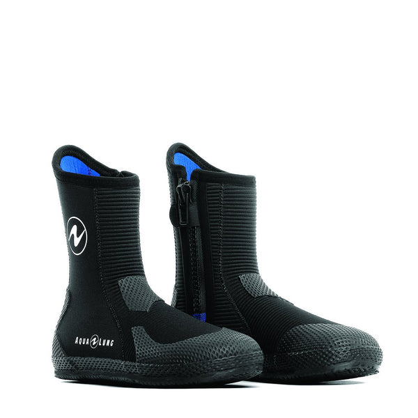 Used Aqua Lung Ultrazip Dive Boots 5MM, Size: 14 - DIPNDIVE