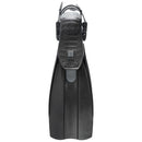 Open Box Cressi Frog Open Heel Scuba Diving Fins - Black - Medium/Large US M:9-11 / W:10-12 - DIPNDIVE