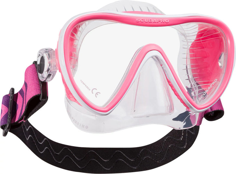 Open Box ScubaPro Synergy 2 TruFit Scuba Dive Mask, Pink - DIPNDIVE