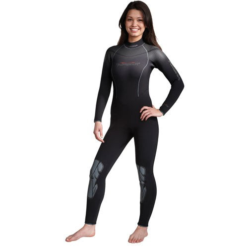 Akona Scuba Women Wetsuit Quantum Stretch Full Suit - 3mm - DIPNDIVE