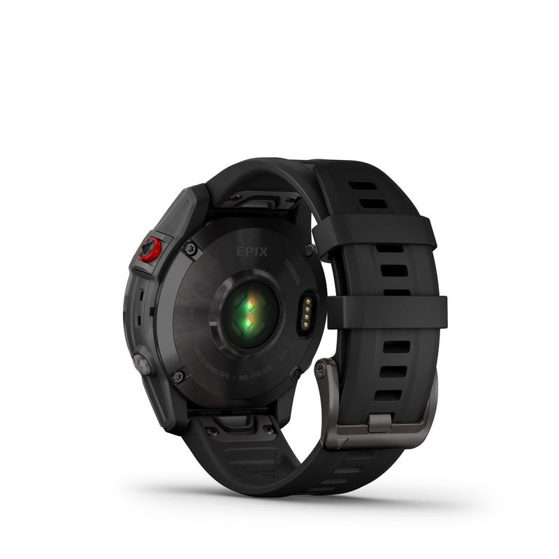 Garmin Epix Premium Outdoor Smartwatch - Sapphire - Black Titanium - DIPNDIVE