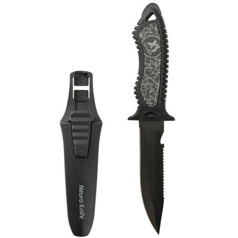 XS Scuba Neuro 304 Stainless Steel Clip Point Dive Knife - DIPNDIVE