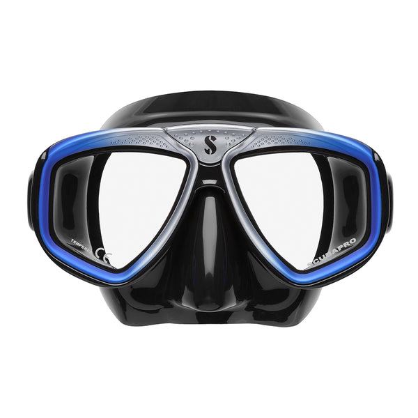 Used ScubaPro Zoom Evo Dive Mask Color: Blue/Silver - DIPNDIVE