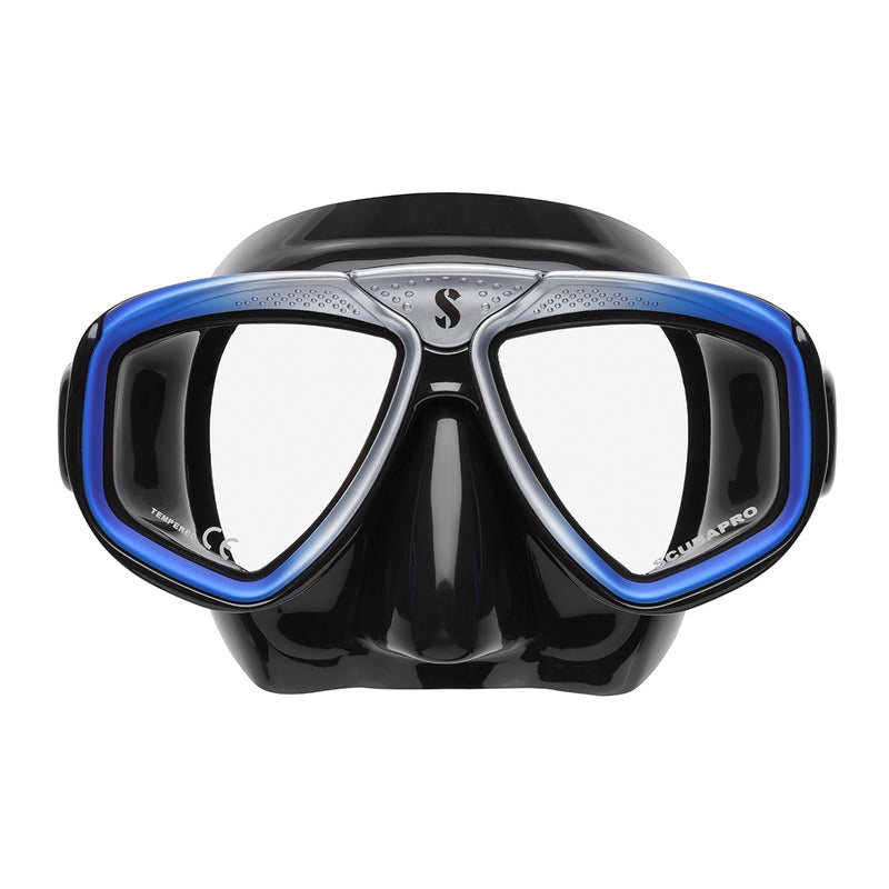 Used ScubaPro Zoom Evo Dive Mask Color: Blue/Silver - DIPNDIVE