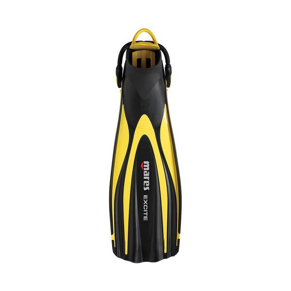 Open Box Mares Excite Dive Fins - Yellow, Size: X-Large - DIPNDIVE