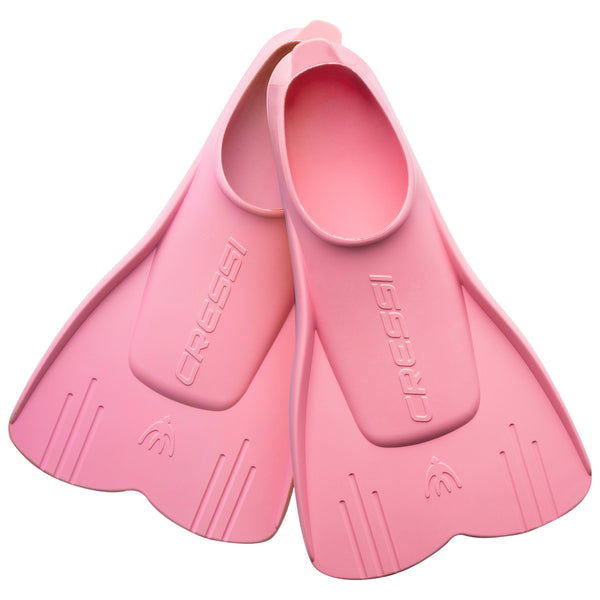 Used Cressi Kids Mini Light Floating Swim Fins - Pink, Size - 25/28 - DIPNDIVE