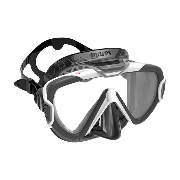 Used Mares Pure Wire Scuba Mask - White / Black - DIPNDIVE