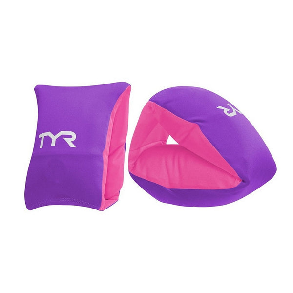 Open Box TYR Kids Start to Swim Soft Arm Floats-Purple - DIPNDIVE